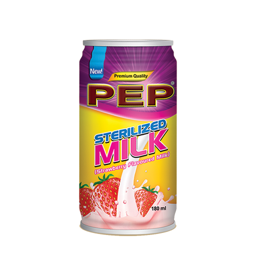 PEP Sterilized Milk Can (Strawberry)